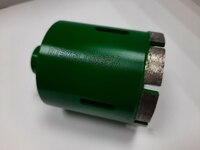 Коронка алмазная по граниту Ø=75мм "Эмеральд", М14 с центральным отверстием